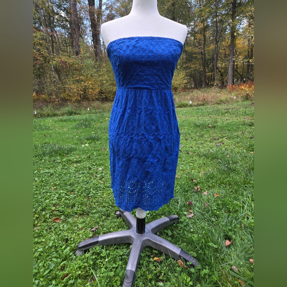 Old Navy blue strapless size 10